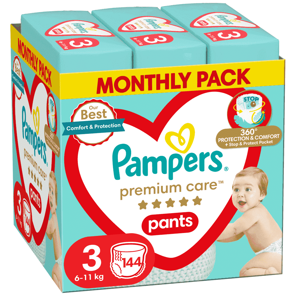 Pampers Premium Pants 144τεμ Nο3