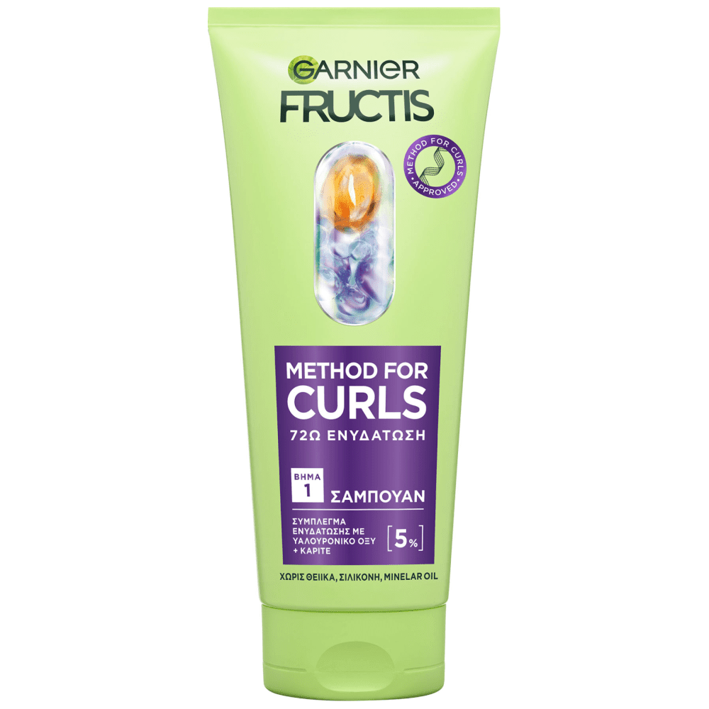 Fructis Method For Curls Βήμα 1 Σαμπουάν 200ml