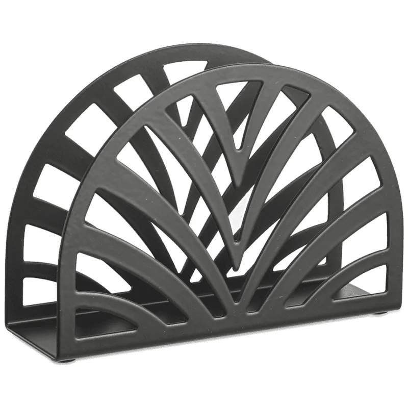 Tabletop Pro Θήκη Χαρτοπετσέτας Μεταλλική Μαυρή 13cm