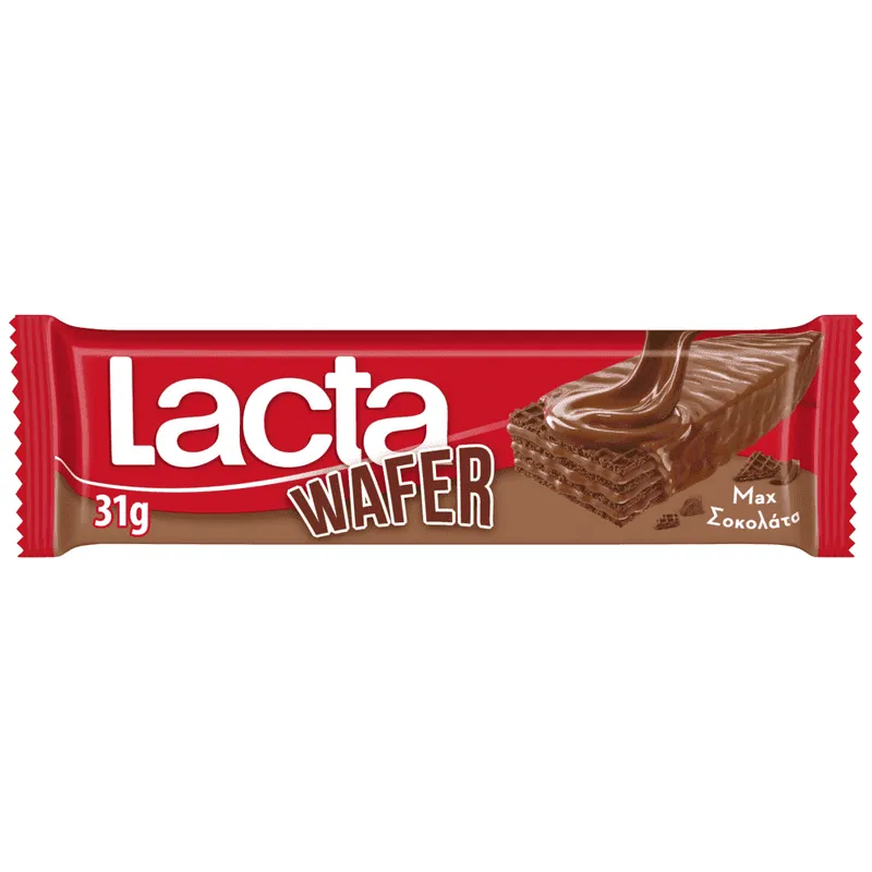 Lacta Γκοφρέτα Max Σοκολάτα 31gr