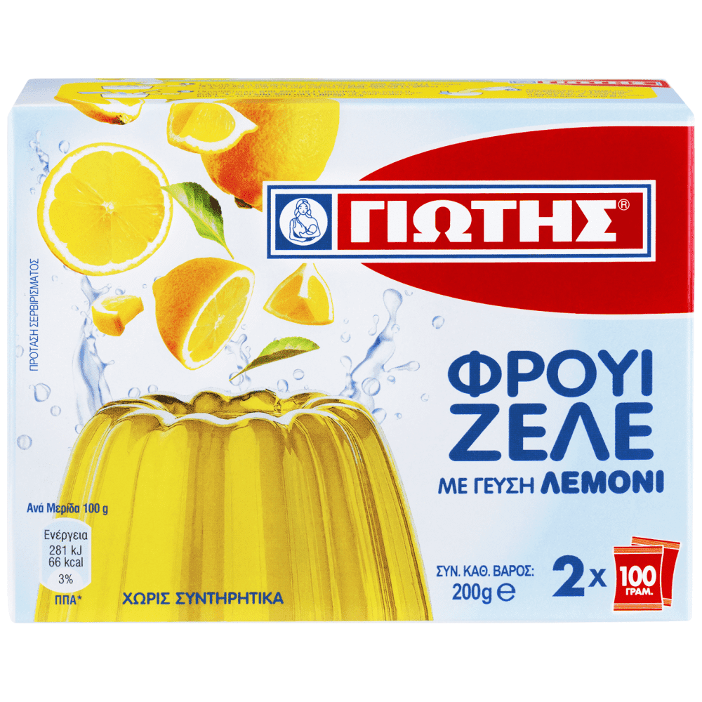 Γιώτης Φρουί Ζελέ Λεμόνι 200gr