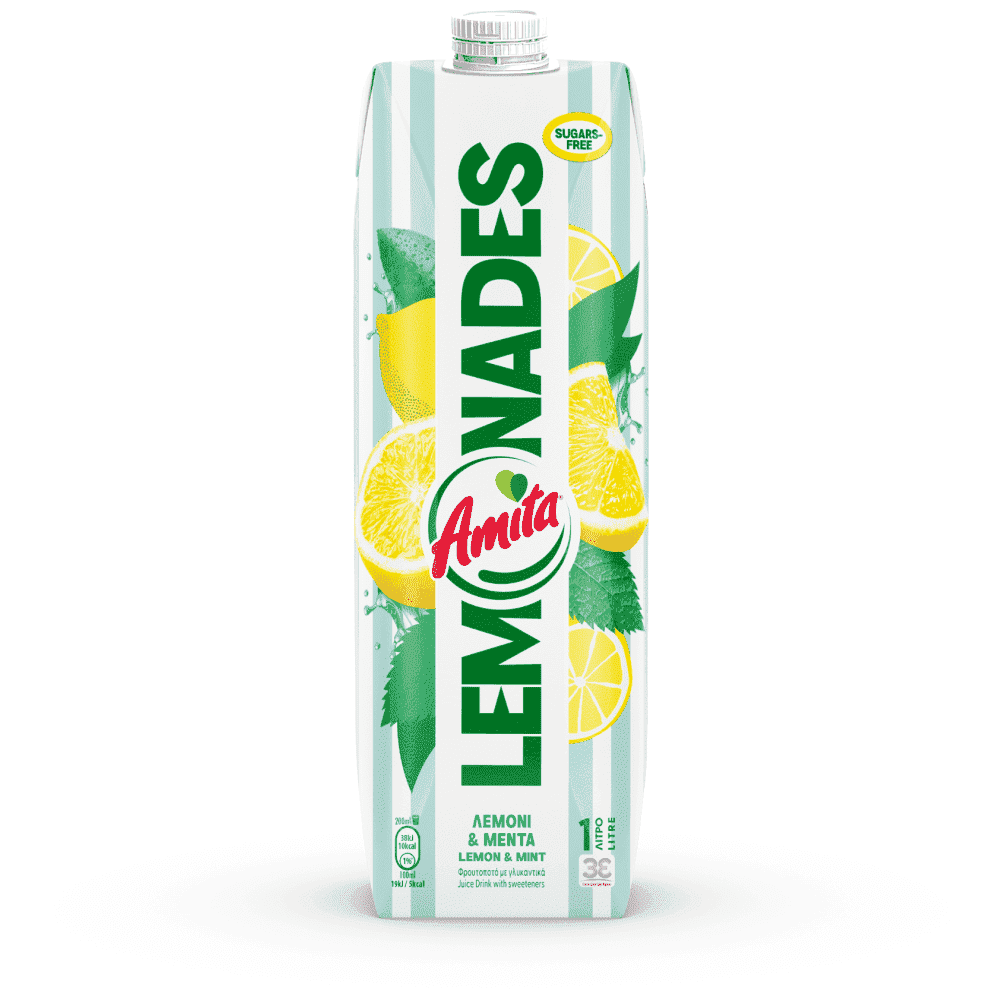 Amita Lemonades Mέντα 1lt