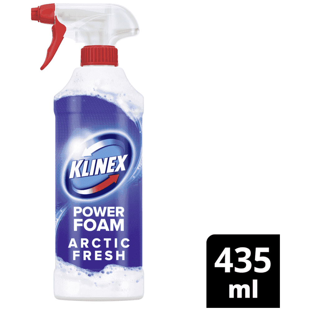 Klinex Ενεργός Αφρός Καθαριστικό Μπάνιου Artic 435ml