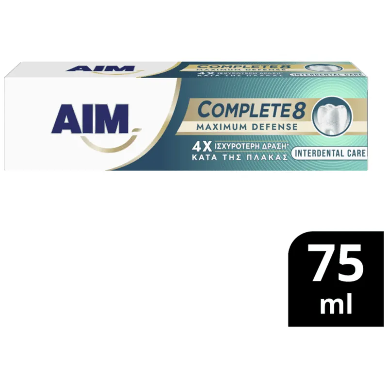 Aim Οδοντόκρεμα Max Defense Interdental 75ml