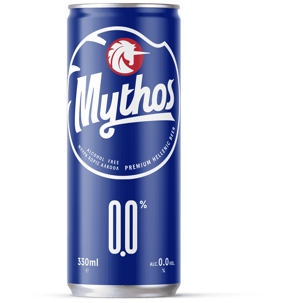 Mythos Μπίρα Κουτί 0,0% Χωρίς Αλκοόλ 330ml