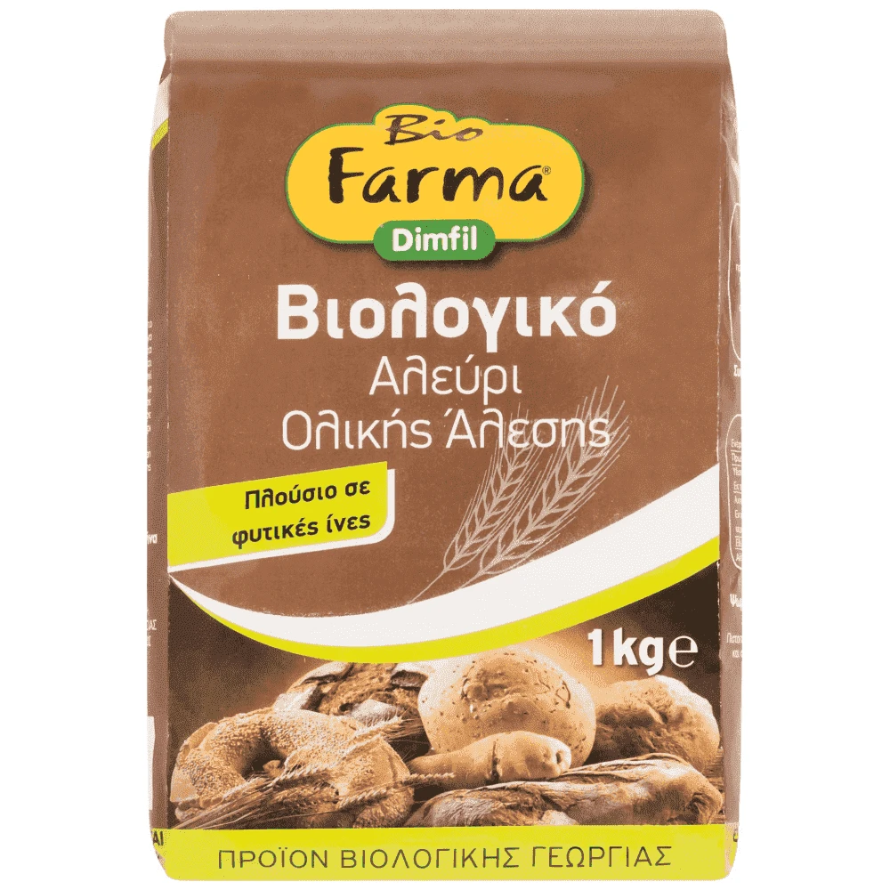 Bio Farma Αλεύρι Ολικής Βιολογικό 1kg