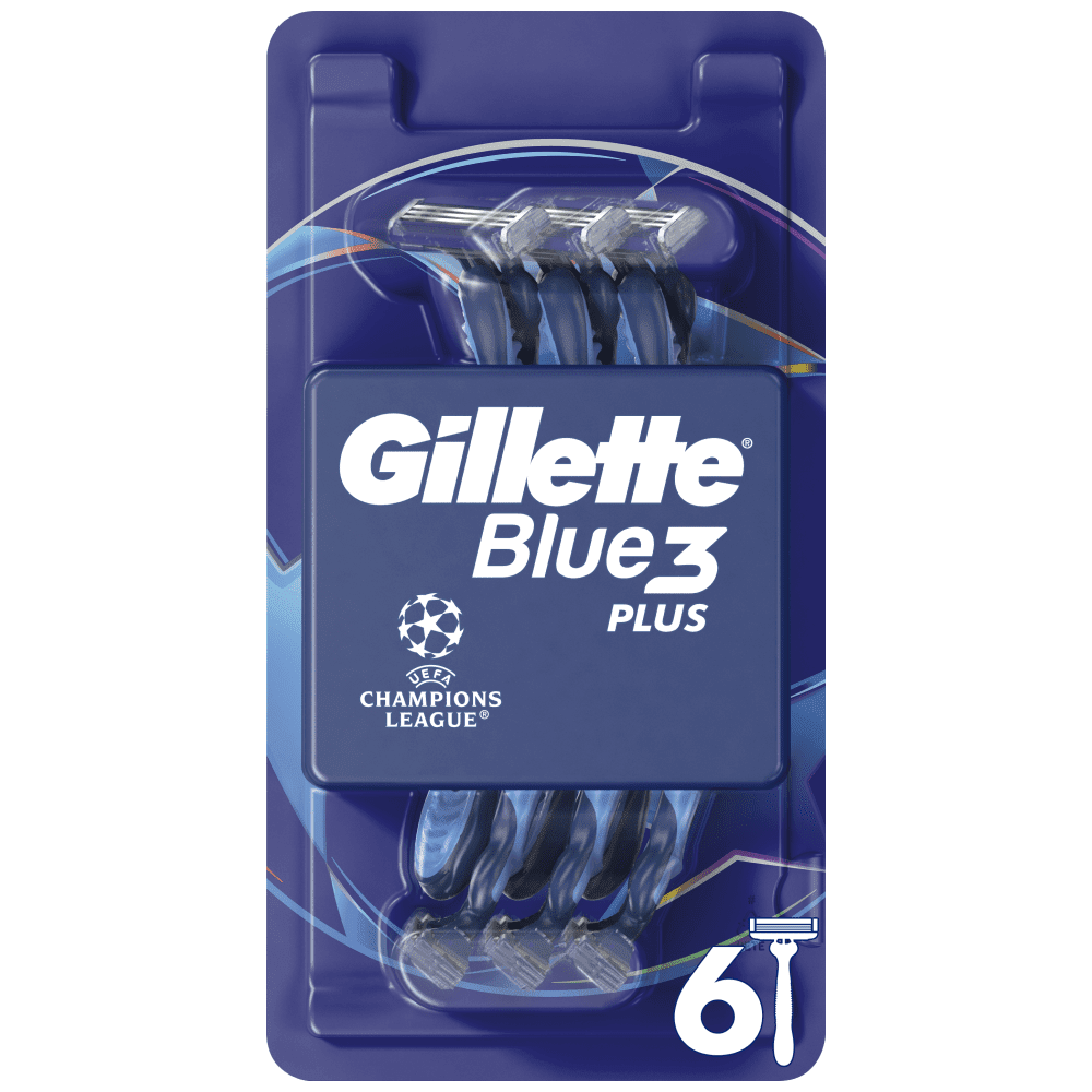 Gillette Blue 3 Plus Comfort Ξυραφάκια Μιας Χρήσης 6τεμ