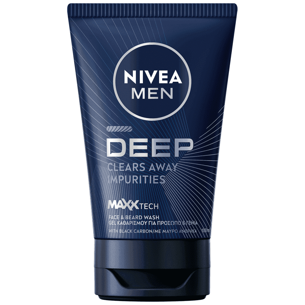 Nivea Men Deep Gel Καθαρισμός Προσώπου 100ml