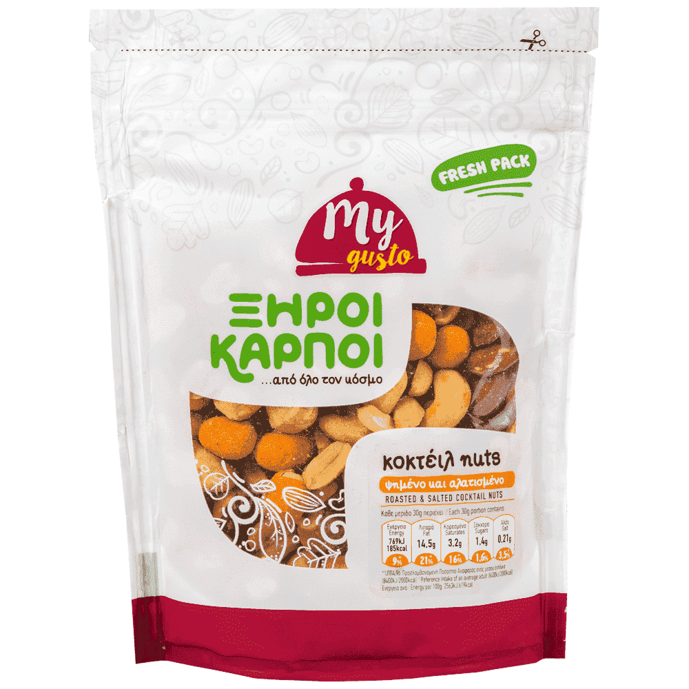 My Gusto Κoκτέιλ Nuts Εισαγωγής 200gr