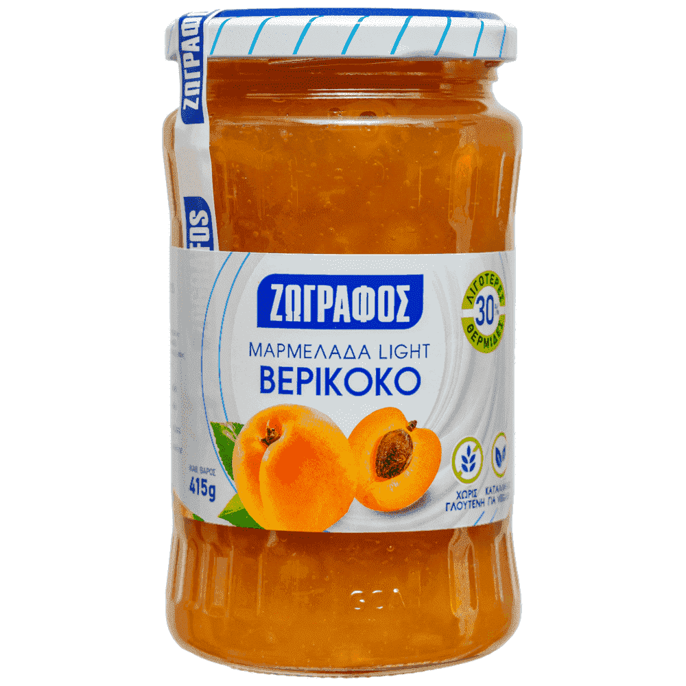 Ζωγράφος Μαρμελάδα Με Φρουκτόζη Βερίκοκο 415gr