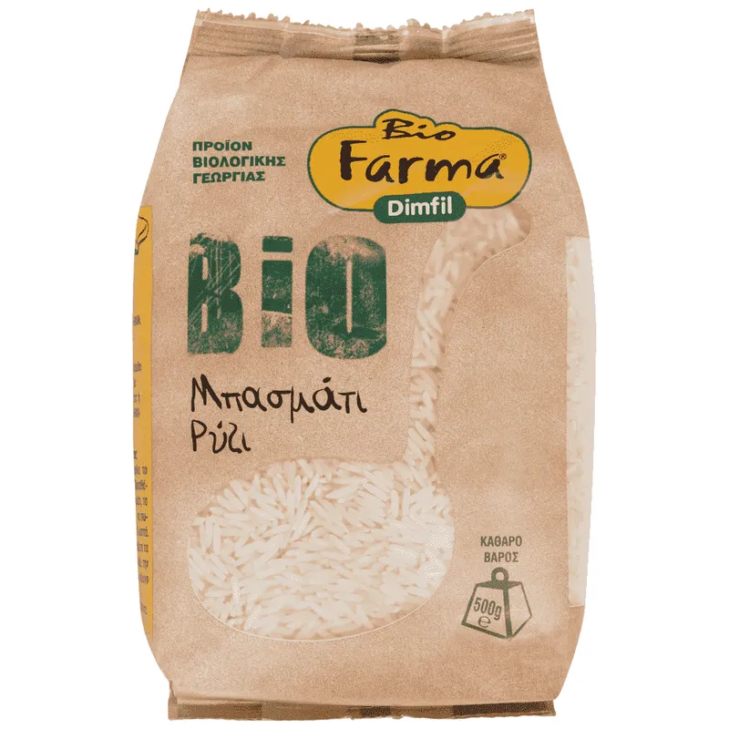 Bio Farma Ρύζι Basmati Βιολογικό 500gr