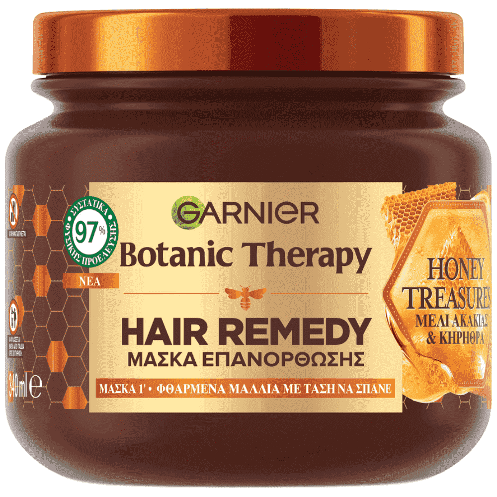 Botanic Therapy Μάσκα Μαλλιών Honey 340ml