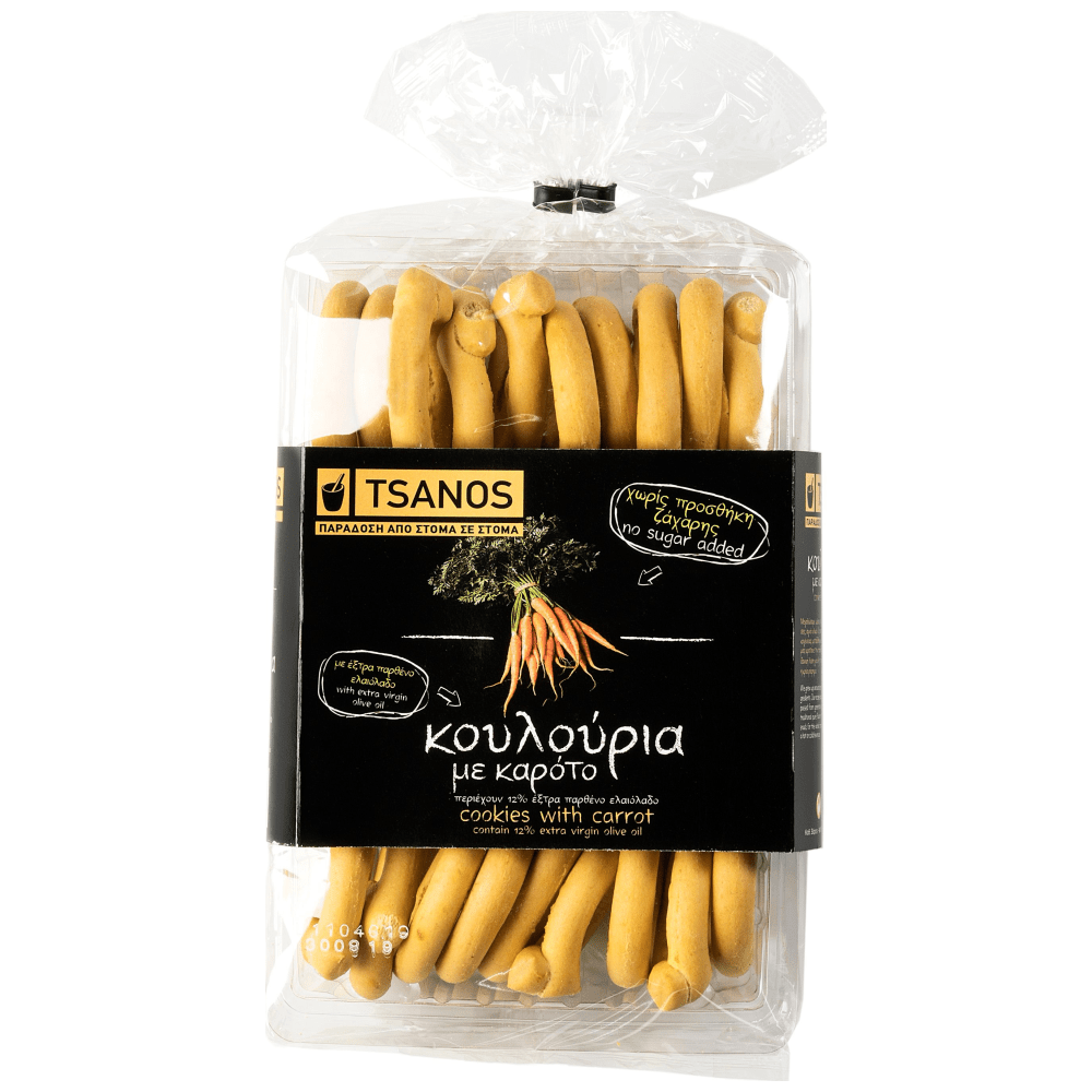Tsanos Kουλούρια Με Καρότο 200gr