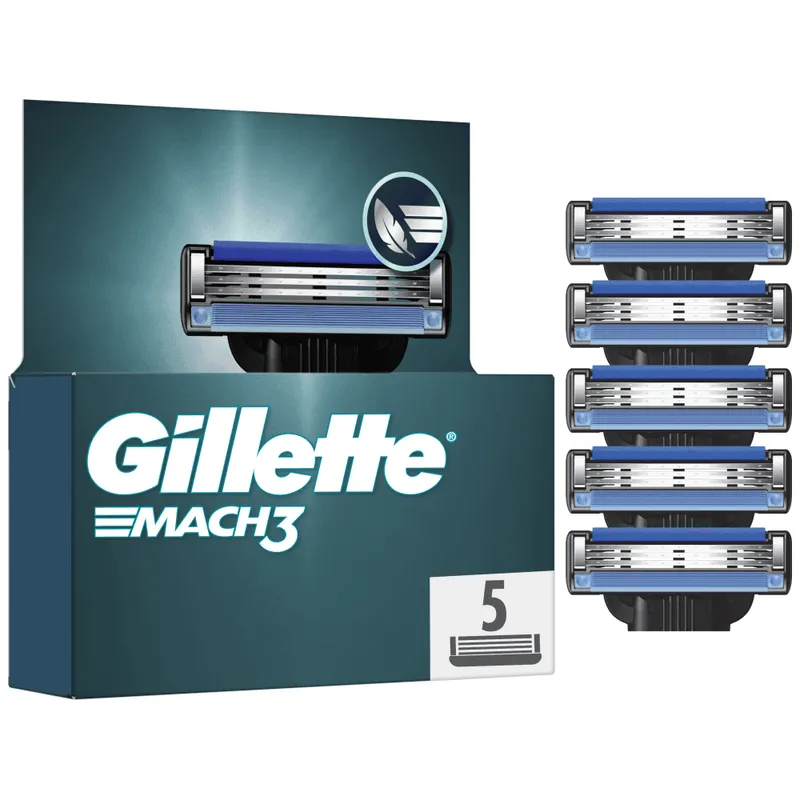 Gillette Mach3 Ξυραφάκια Ανταλλακτικά 5τεμ