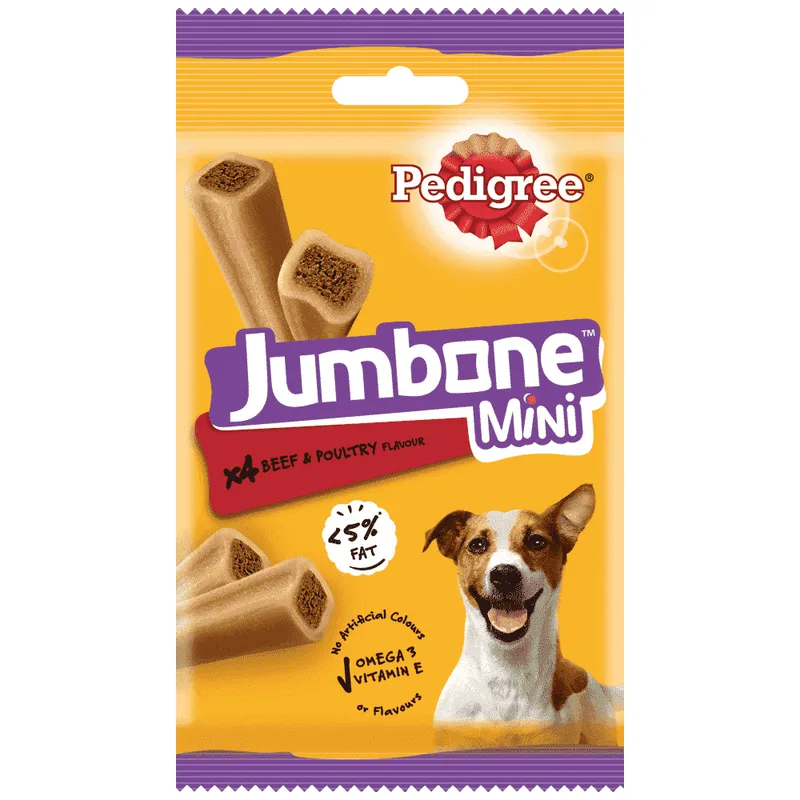 Pedigree Jumbone Μοσχάρι Πουλερικά Mini 160gr