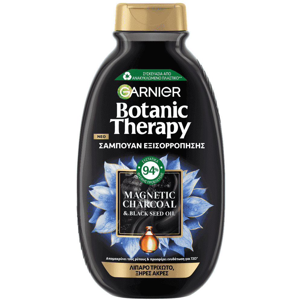 Botanic Therapy Σαμπουάν Charcoal 400ml