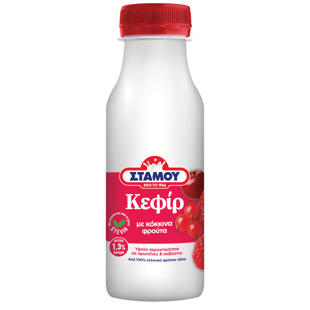 Στάμου Κεφίρ Κόκκινα Φρούτα 330ml
