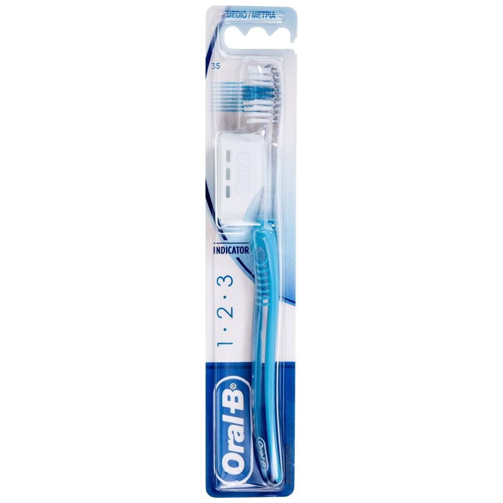 Oral-B 123 Indicator 35 Μέτρια Οδοντόβουρτσα