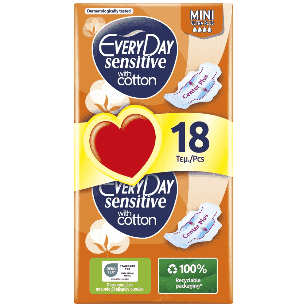 Everyday Sensitive Ultra Plus Mini 18τεμ