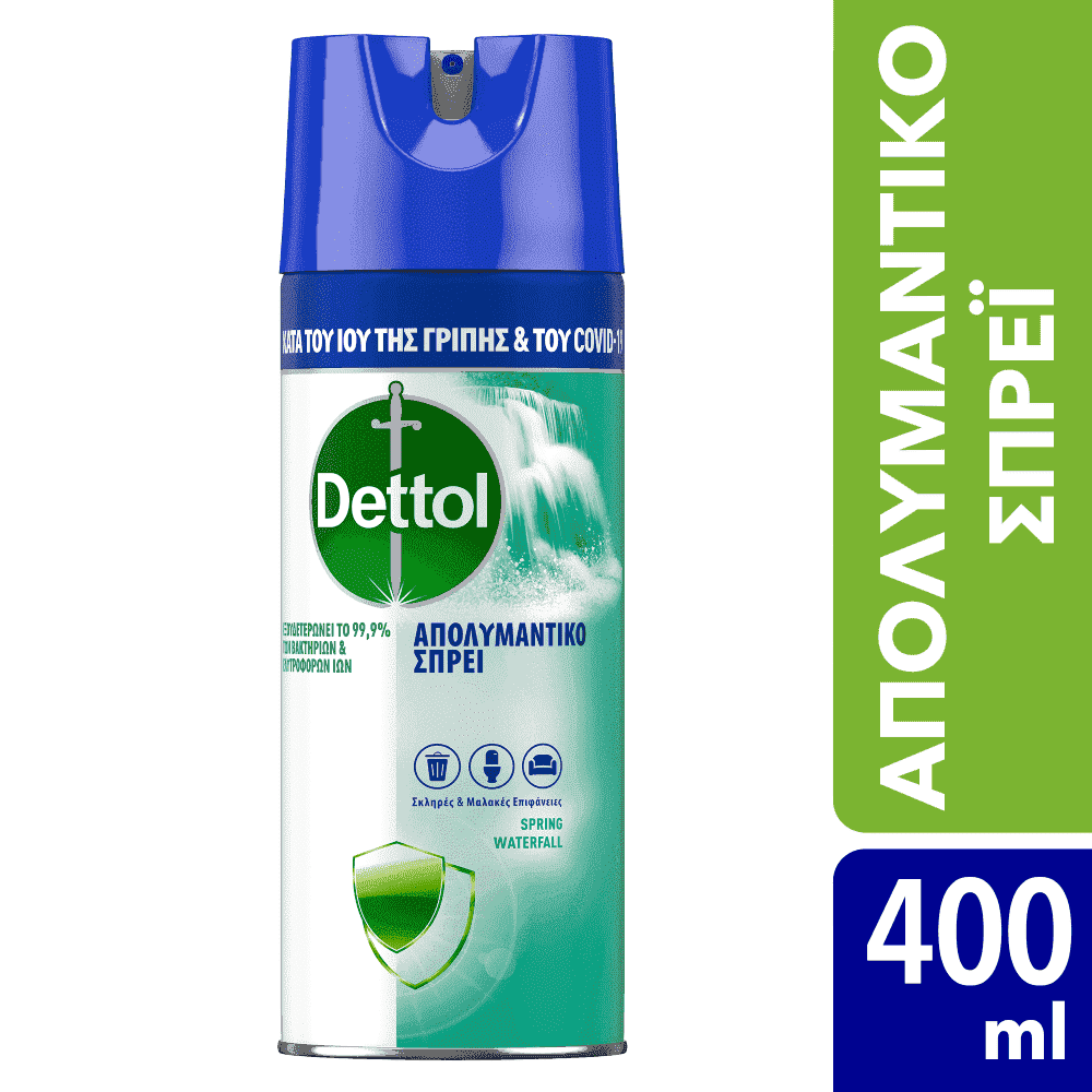 Dettol Απολυμαντικό Spray Spring Waterfall 400ml