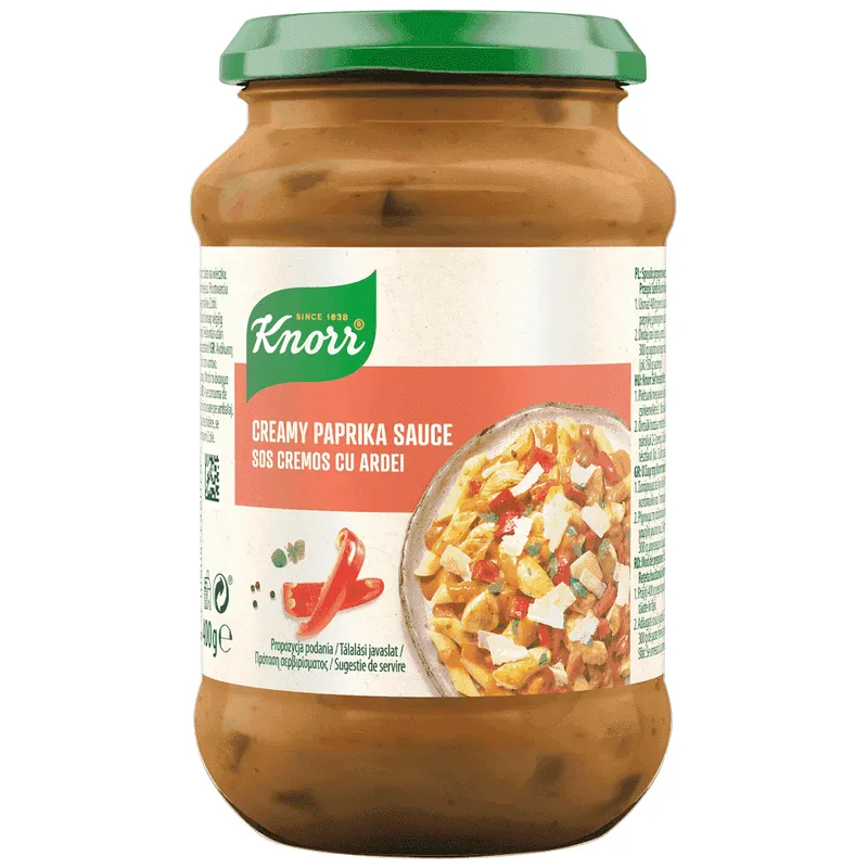 Knorr Έτοιμη Σάλτσα Τομάτα Πιπεριά 400gr