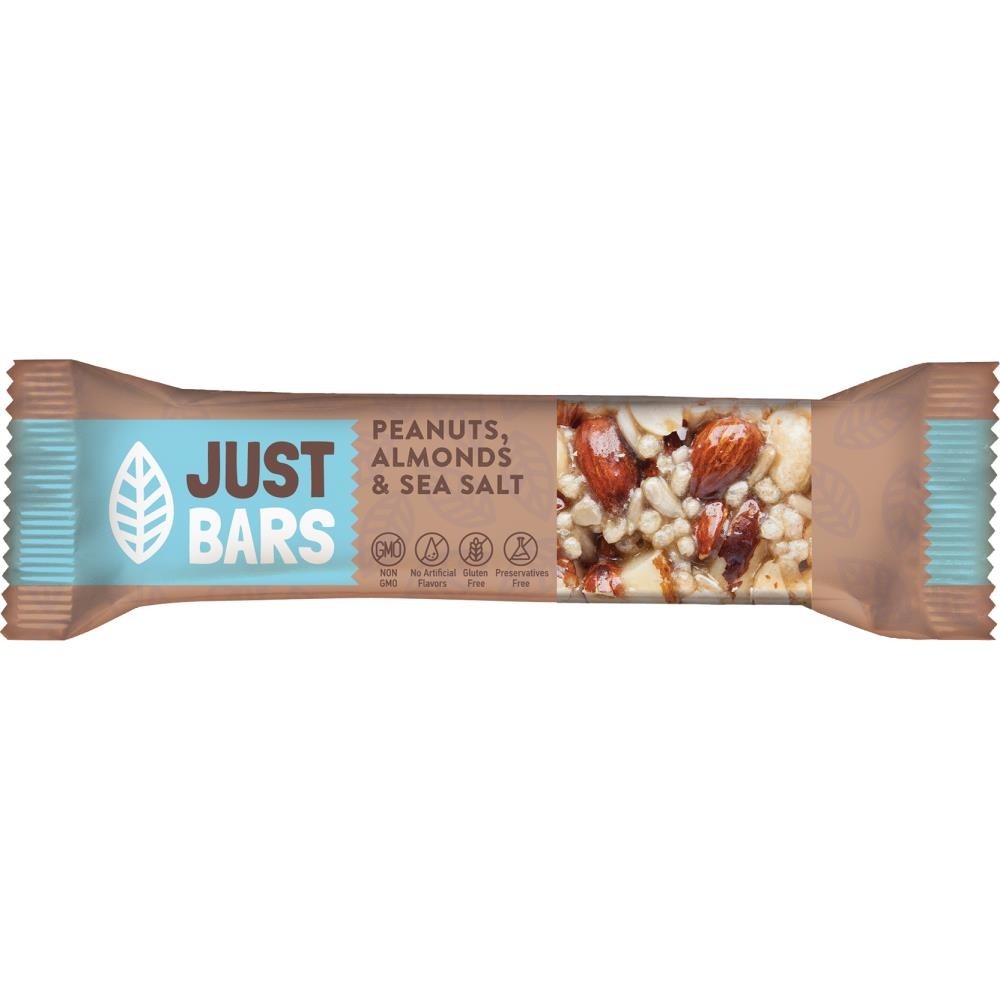 Just Bars Παστέλι Αμύγδαλο Φιστίκι Αλάτι 40gr