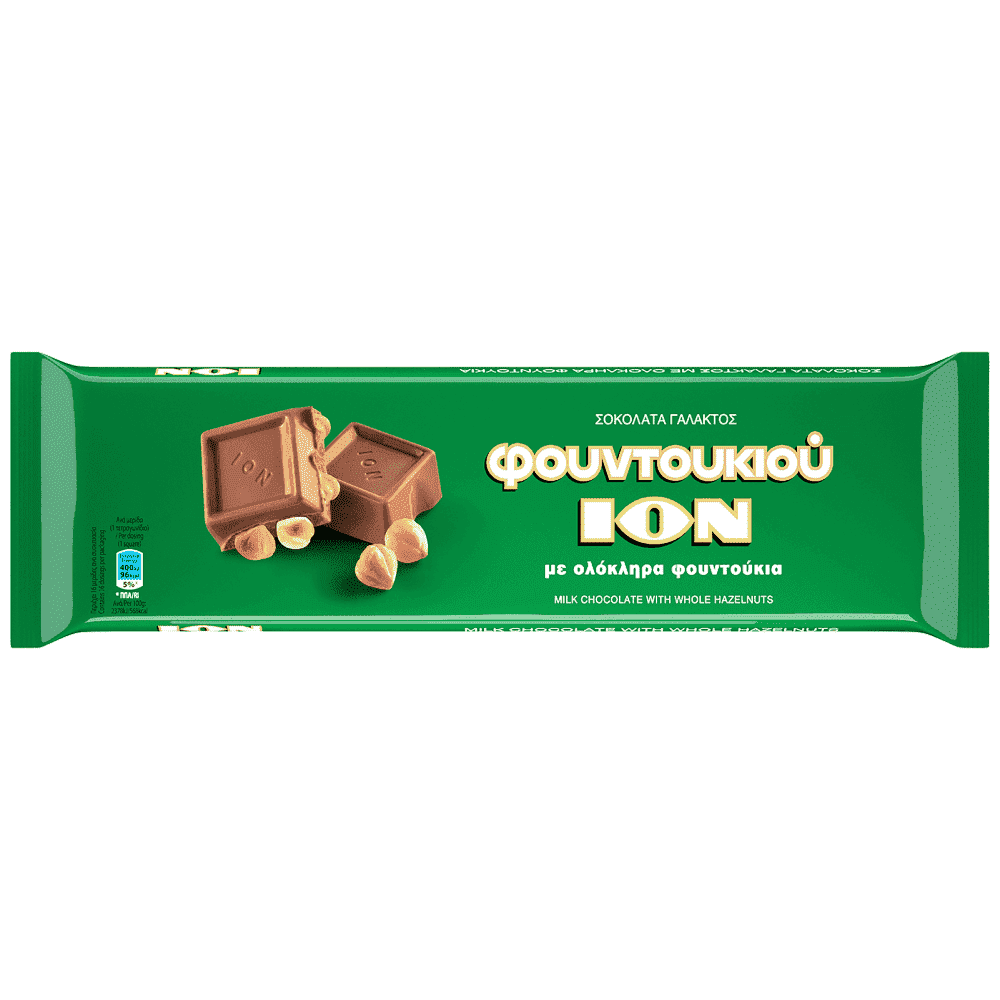 ΙΟΝ Σοκολάτα Γάλακτος Με Φουντούκια 270gr