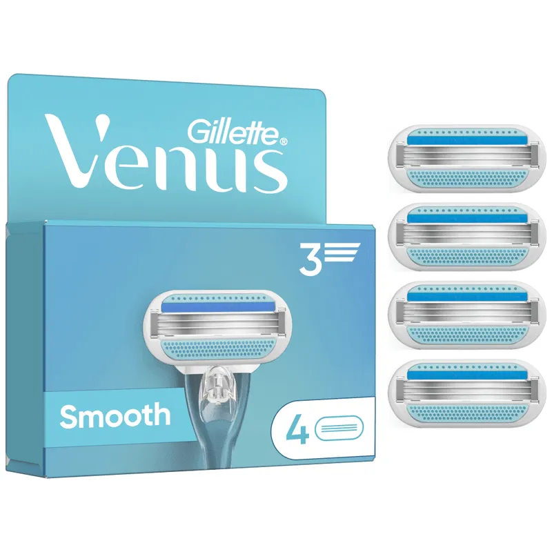 Gillette Venus Smooth Ανταλλακτικά 4τεμ