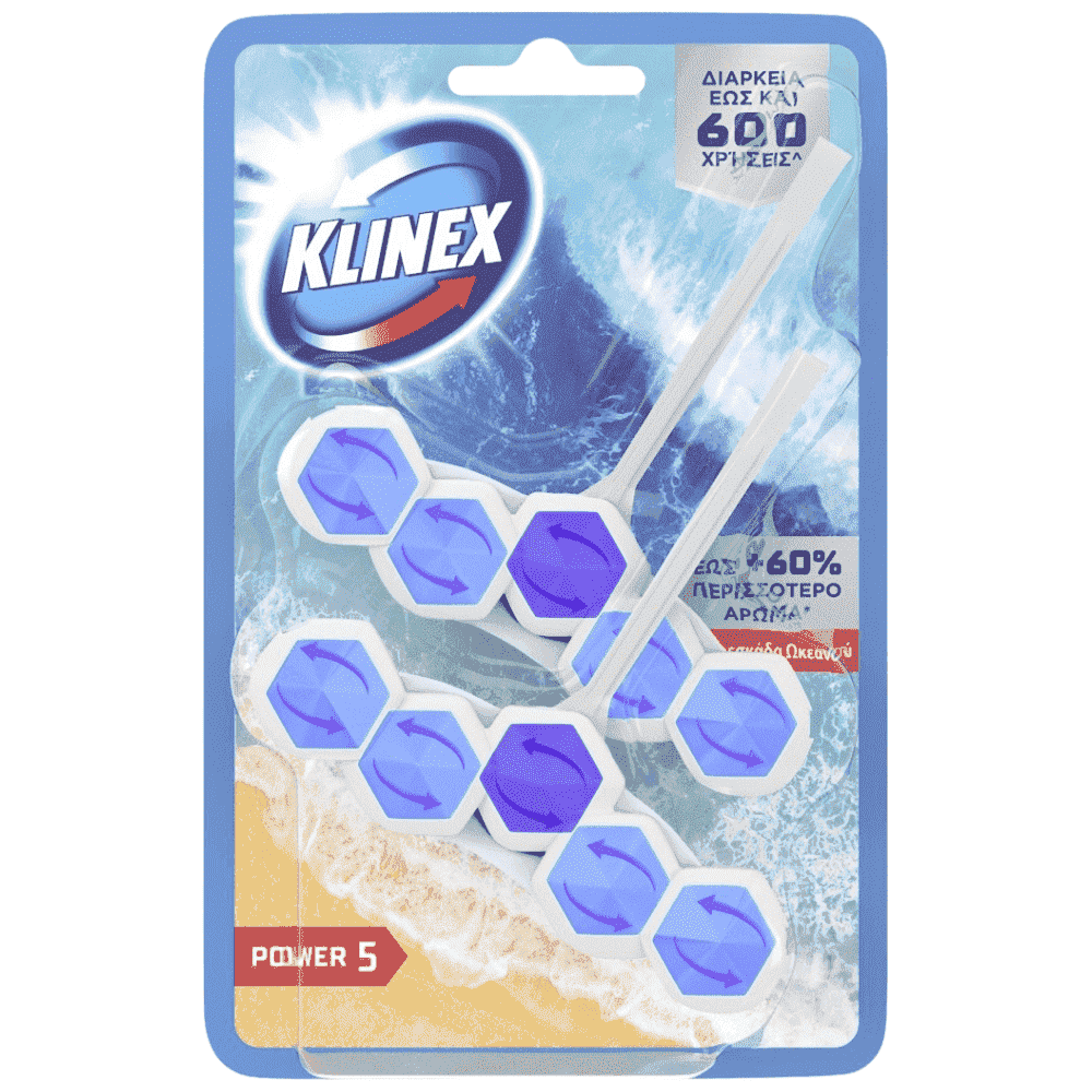 Klinex Wc Block Φρεσκάδα Ωκεανού 50gr 2τεμ