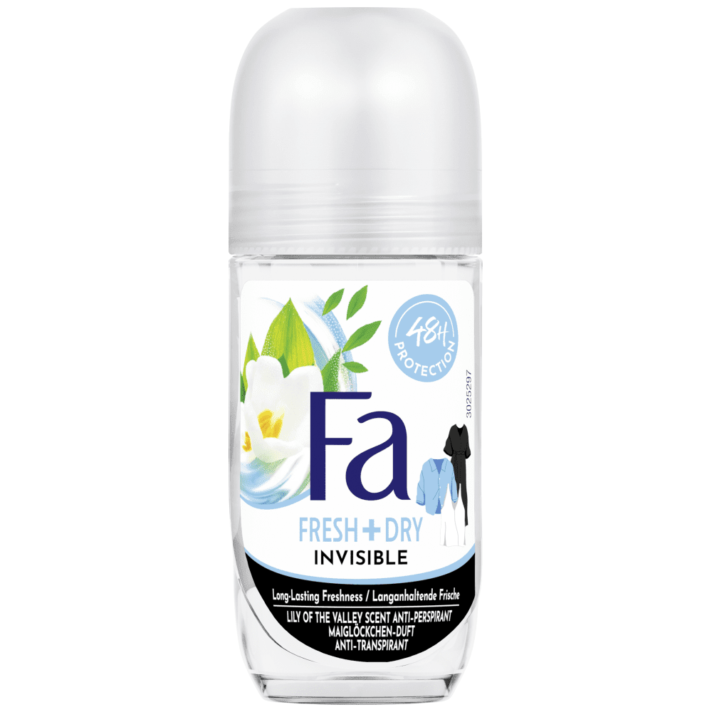 Fa Αποσμητικό Σώματος Invisible Fresh Roll On 50ml