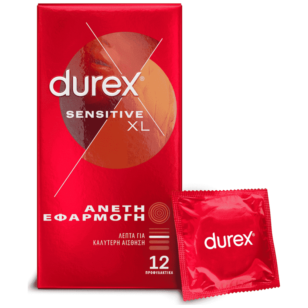 Durex Sensitive Προφυλακτικά Άνετη Εφαρμογή 12τεμ
