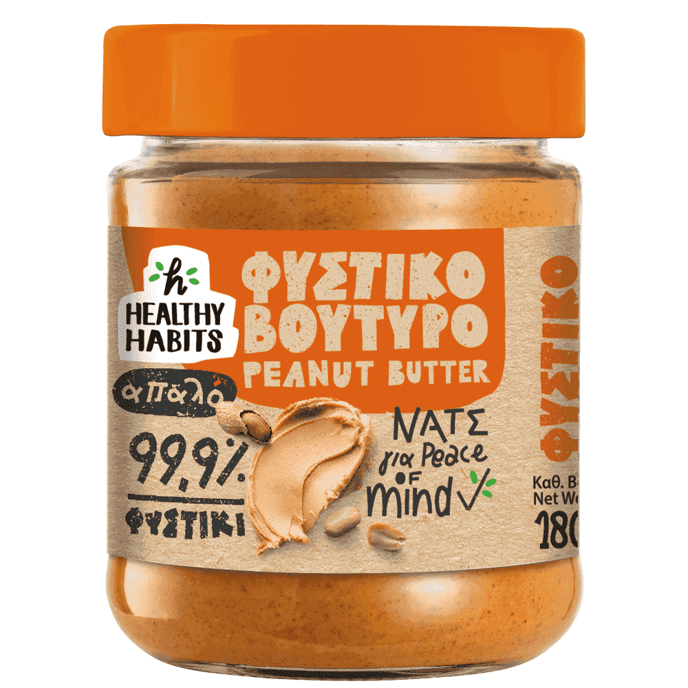 Healthy Habits Φυστικοβούτυρο Απαλό Με Κρεμώδη Υφή 180gr