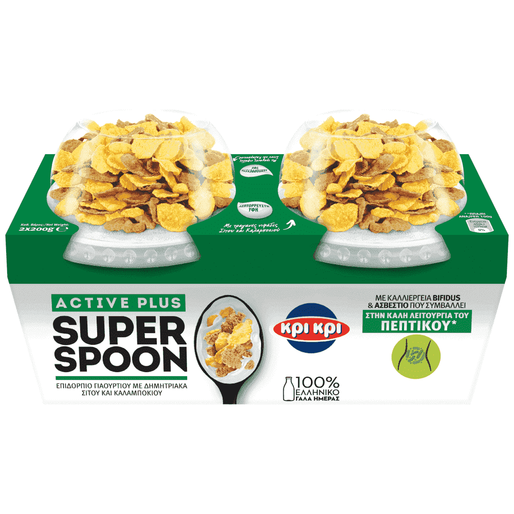 Κρι Κρι Superspoon Active Plus 2x200gr