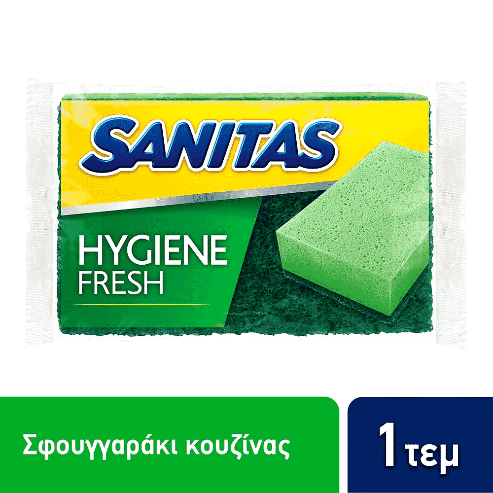 Sanitas Σφουγγαράκι Αντιβακτηριδιακό 1τμχ