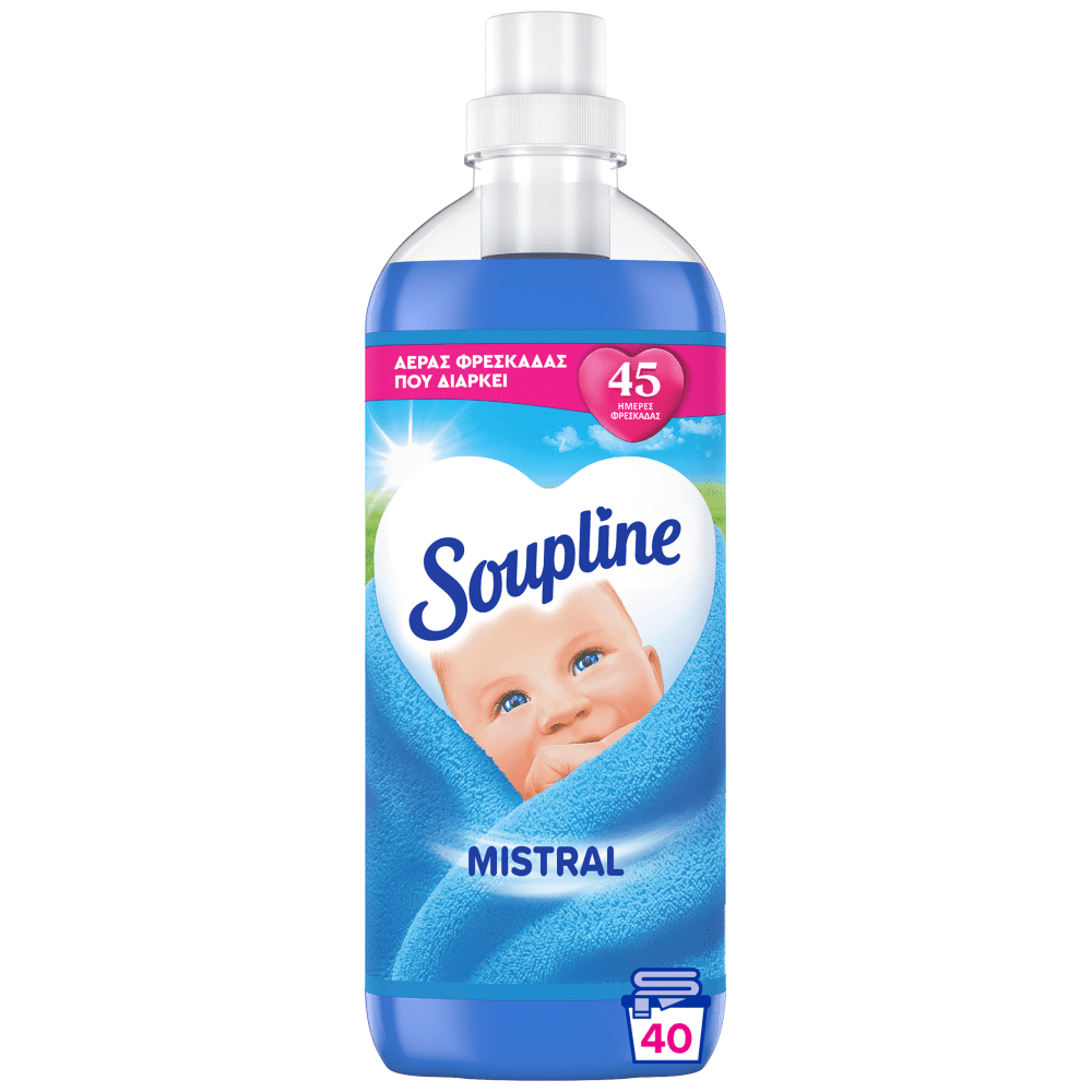 Soupline Μαλακτικό Συμπυκνωμένο Mistral 40μεζ 840ml