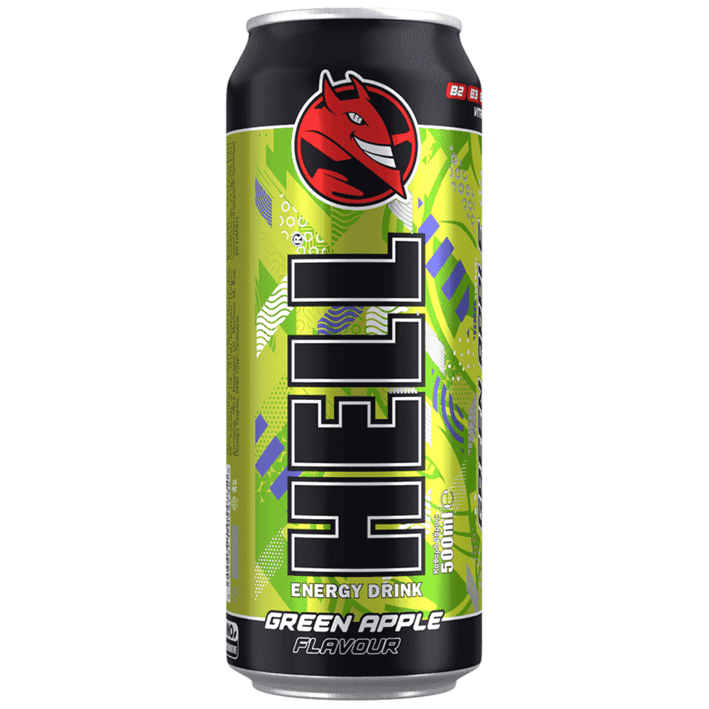 Hell Energy Drink Green Apple 500ml