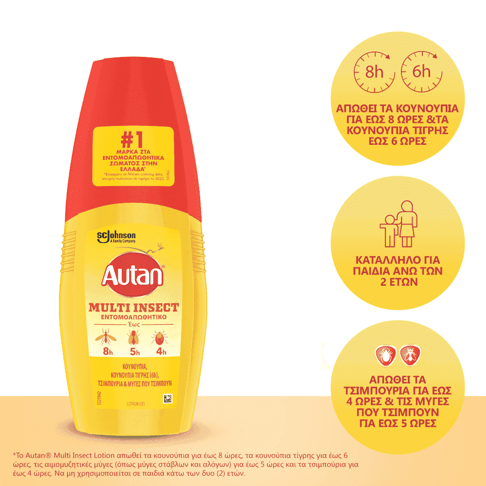 Autan Multi Insect Λοσιόν 100ml
