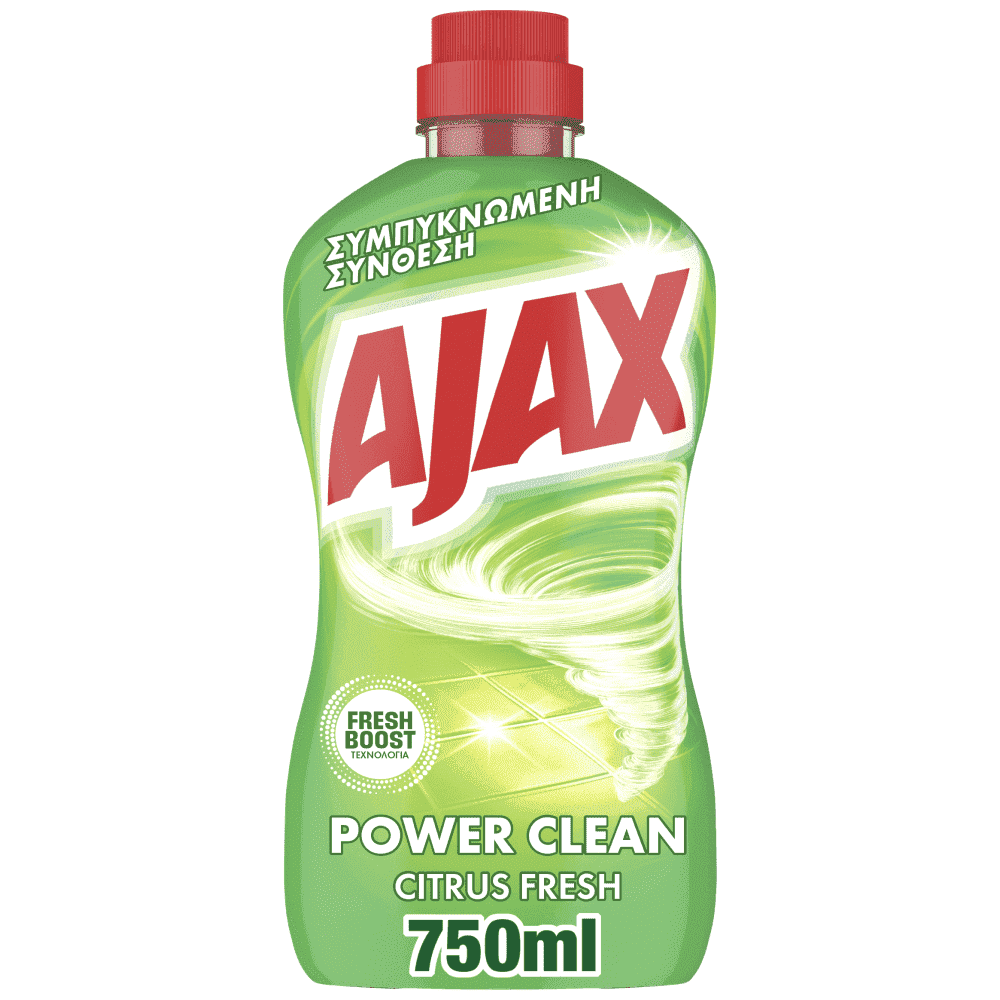 Ajax Power Clean Cit. Υγρό Καθαριστικό 750ml