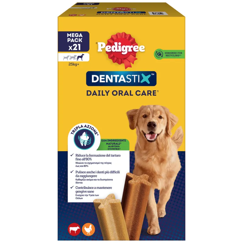 Pedigree Dentastix Μπισκότα Large 3x270gr
