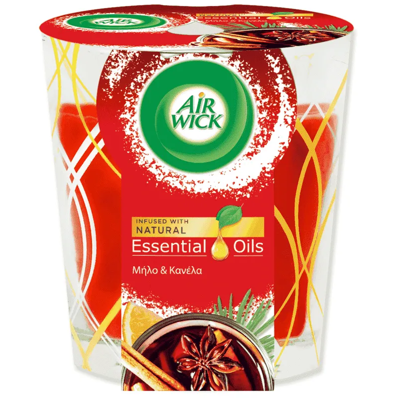 Airwick Αρωματικό Κερί Apple & Cinnamon 105gr