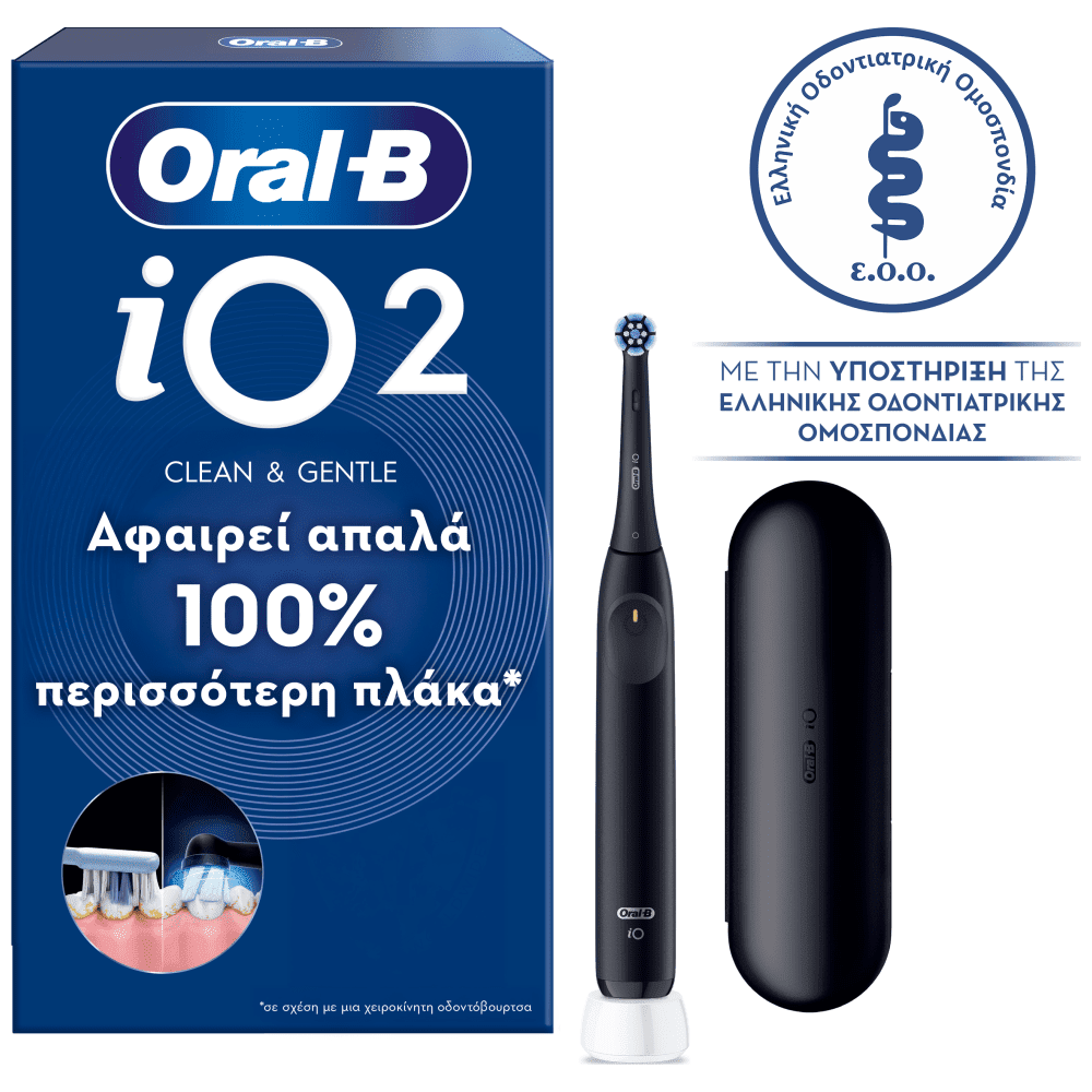 Oral b IO2 Ηλεκτρική Οδοντόβουρτσα Black