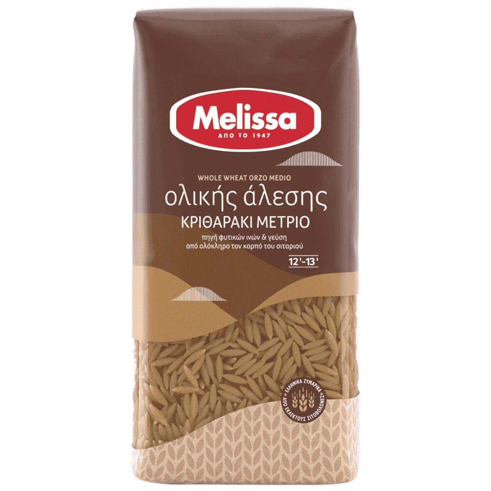 Melissa Κριθαράκι Μέτριο Ολικής Αλέσεως 500gr