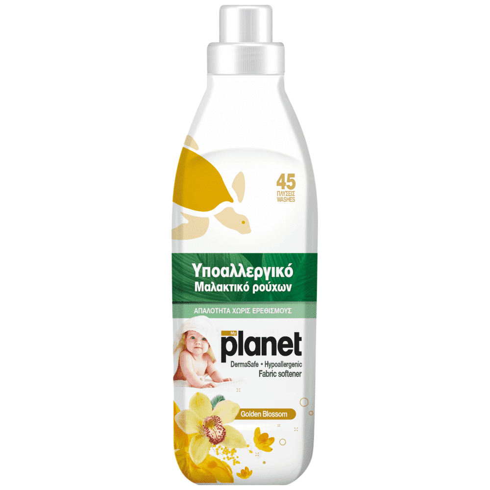 Planet Μαλακτικό Ρούχων Golden Blossom 45μεζ 1000ml