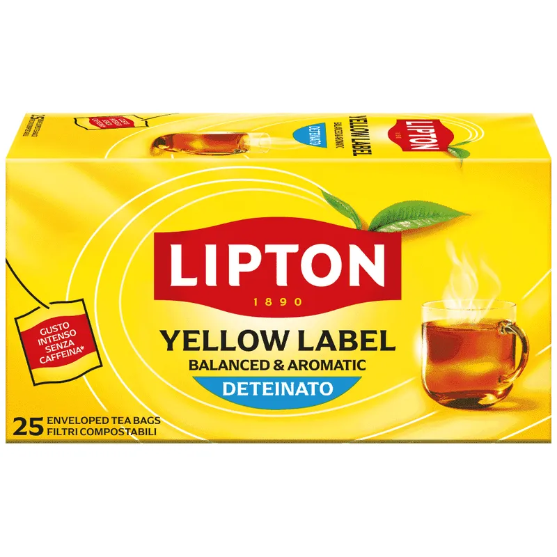 Lipton Τσάι Κίτρινο Decaf 25 Φακελάκια 40gr