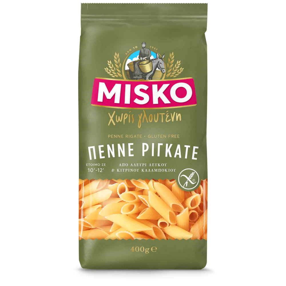 Misko Πέννες Ριγέ Χωρίς Γλουτένη 400gr