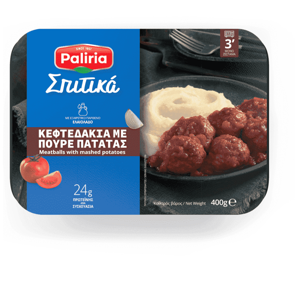 Paliria Σπιτικά Κεφτδάκια Με Πουρέ Πατάτας 400gr
