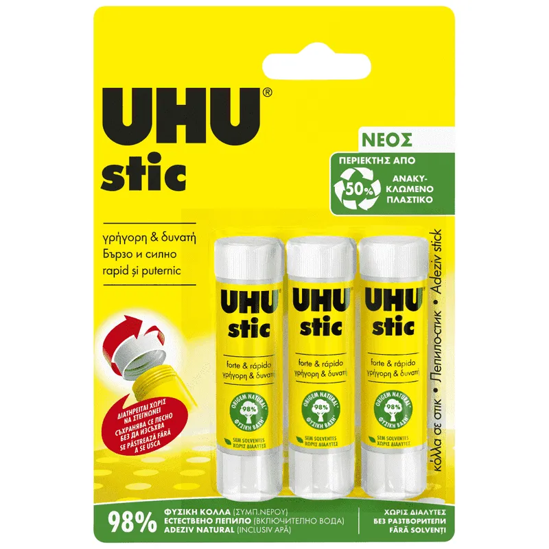 Uhu Stick 3x8,2gr