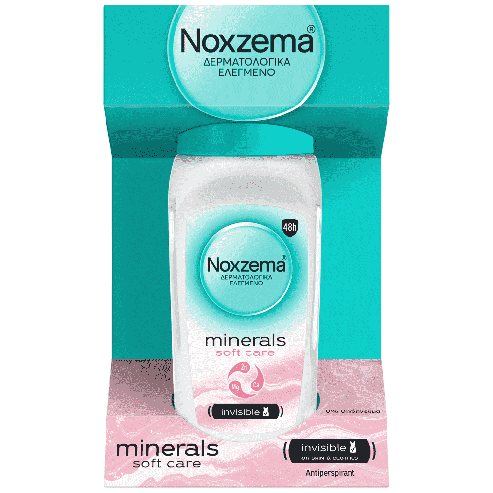 Noxzema Αποσμητικό Roll-On Minerals Soft care 50 ml