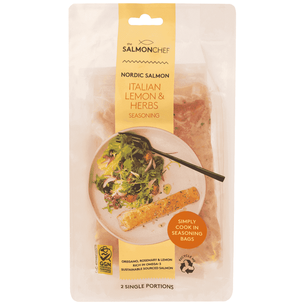 Salmon Chef Σολομός Με Λεμόνι & Βότανα Κατεψυγμένος 2x120gr