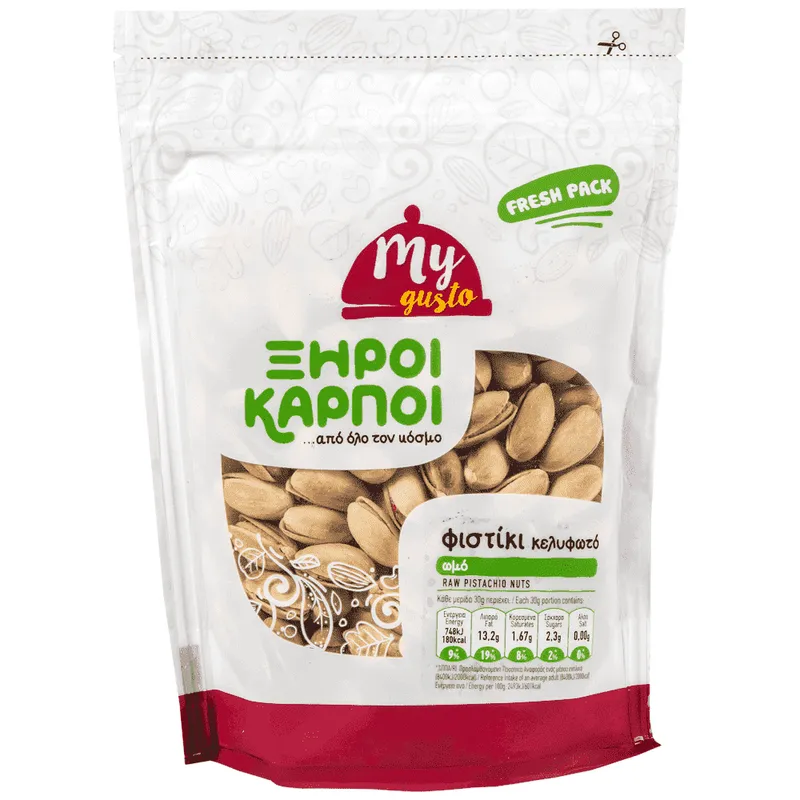 My Gusto Φιστίκι Κελυφωτό Ωμό 200gr